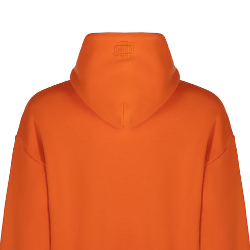 Orange Double Layer Boxy Hoodie